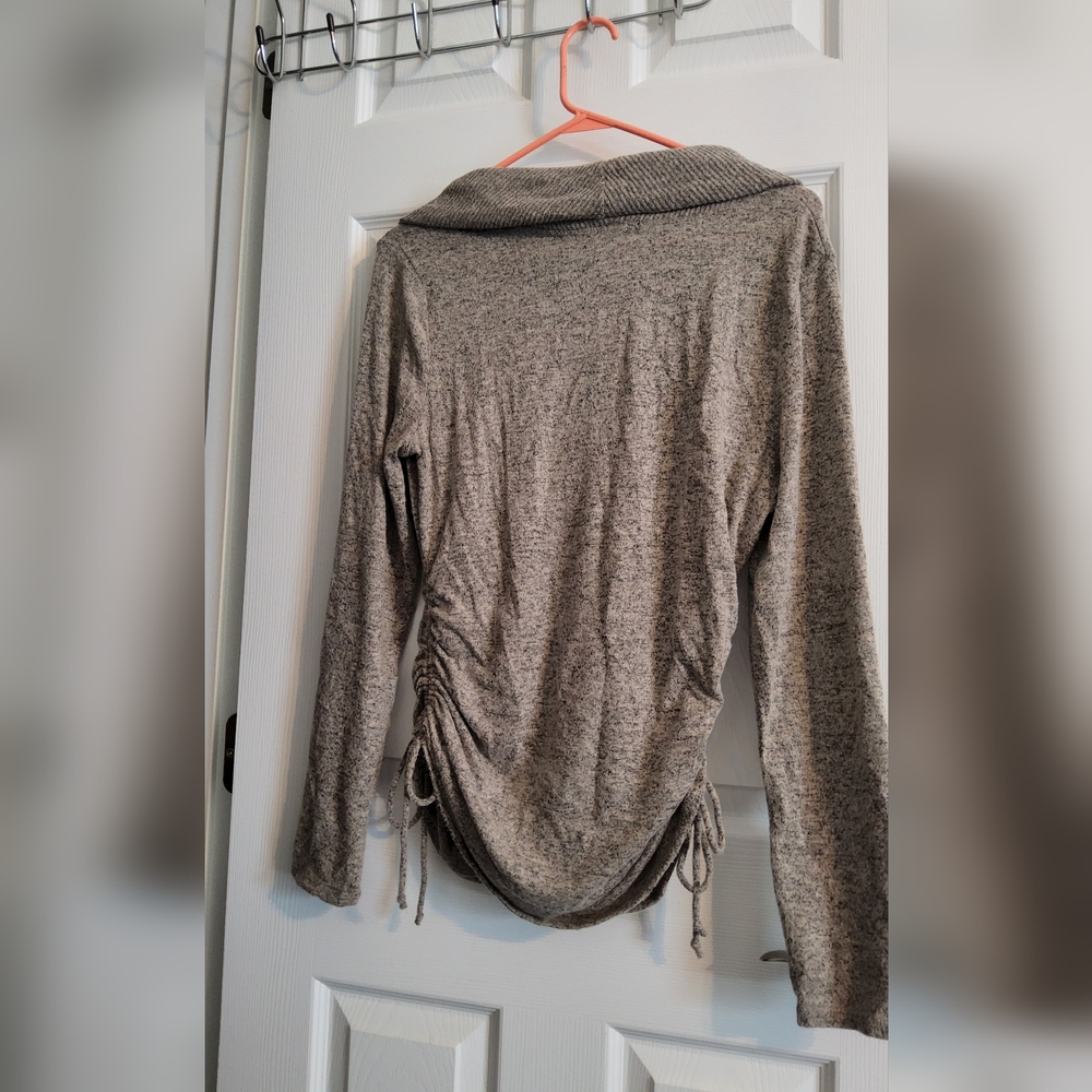 Cozy Gray Knit Sweater